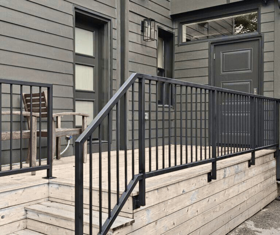 Mild steel balustrade