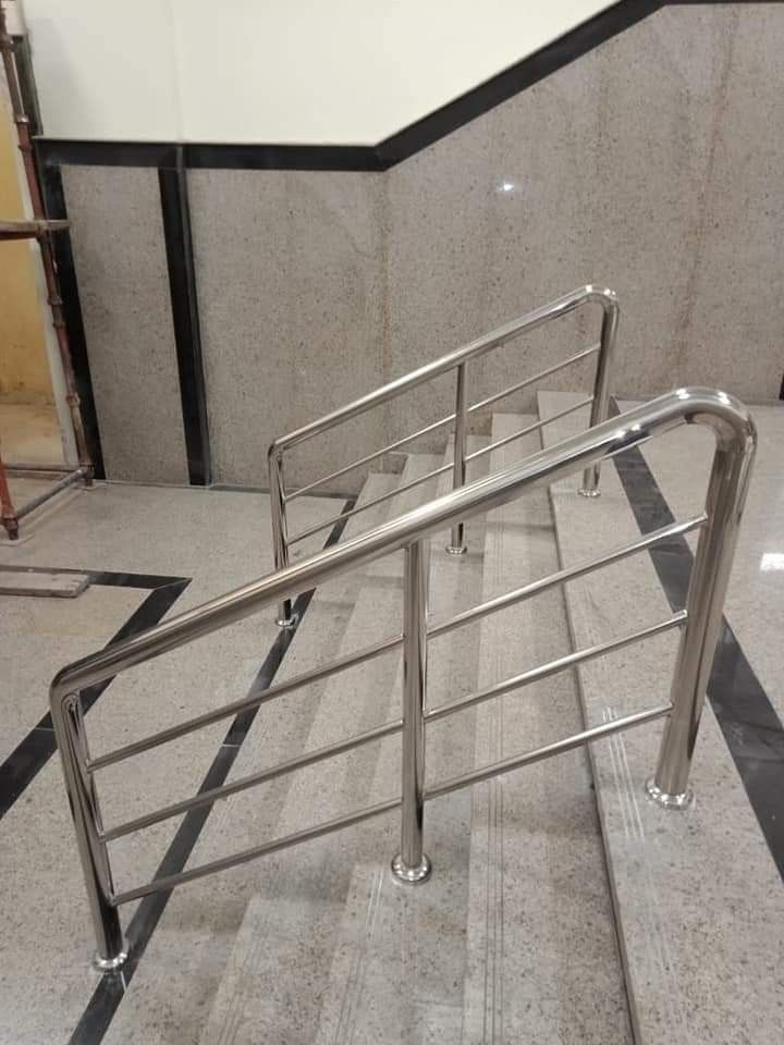 Walkway handrail, handrail specialist.